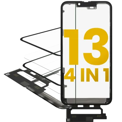 OCA Master 4-in-1 Short Flex (Digitizer Touch With Glass + OCA + Frame Pre-installed) For iPhone 13