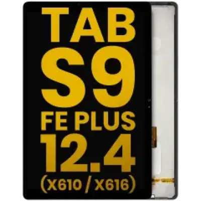Дисплейний модуль (LCD) без рамки для Samsung Galaxy Tab S9 FE Plus 12.4" (X610 / X616) (2023) (Refurbished) (чорний)
