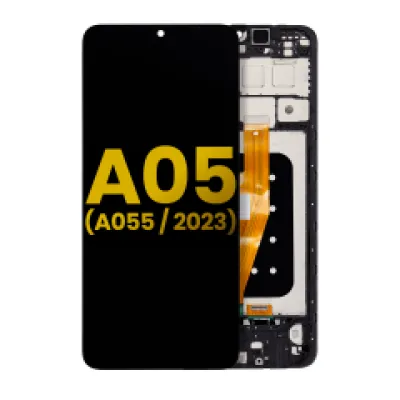 Дисплейний модуль (LCD) з рамкою для Samsung Galaxy A05 (A055 / 2023) (Refurbished) (Всі кольори)