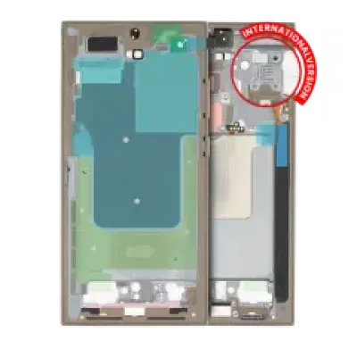 Рамка для Samsung Galaxy S24 Ultra 5G (International version) (Service Pack) (Titanium Yellow)