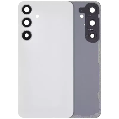 Задня кришка зі скла з основною камерою для Samsung Galaxy S24 Plus 5G (No Logo) (Aftermarket Plus) (Marble Gray)