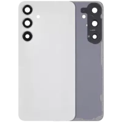 Задня кришка зі скла з основною камерою для Samsung Galaxy S24 Plus 5G (No Logo) (Aftermarket Plus) (Marble Gray)