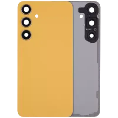 Задня кришка зі скла з основною камерою для Samsung Galaxy S24 Plus 5G (No Logo) (Aftermarket Plus) (Sandstone Orange)
