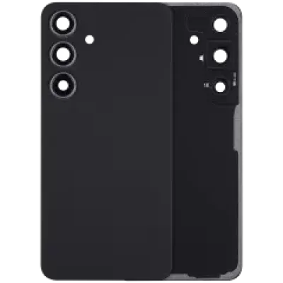 Задня кришка зі скла з основною камерою для Samsung Galaxy S24 5G (No Logo) (Aftermarket Plus) (Onyx Black)