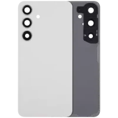 Задня кришка зі скла з основною камерою для Samsung Galaxy S24 5G (No Logo) (Aftermarket Plus) (Marble Gray)