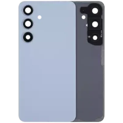 Задня кришка зі скла з основною камерою для Samsung Galaxy S24 5G (No Logo) (Aftermarket Plus) (Sapphire Blue)