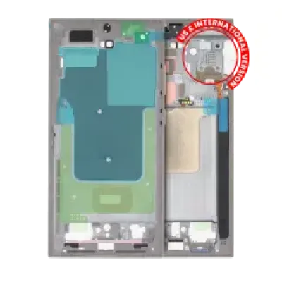 Рамка корпусу для Samsung Galaxy S24 Ultra 5G (US & International Version) (Titanium Gray)