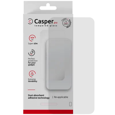 Загартоване скло Casper Pro для Samsung Galaxy S24 Plus / S25 Plus (Retail Packaging) (прозоре)