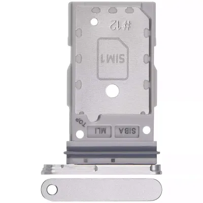 Лоток SIM (дві карти) для Samsung Galaxy S24 5G / S24 Plus 5G (Marble Gray)