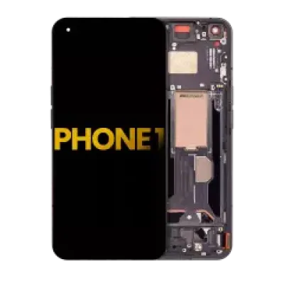 Дисплейний модуль (OLED) з рамкою для Nothing Phone 1 (Refurbished) (чорний)