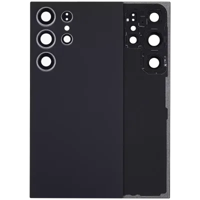 Задня кришка зі склом камери для Samsung Galaxy S24 Ultra 5G (No Logo) (Aftermarket Plus) (Titanium Black)
