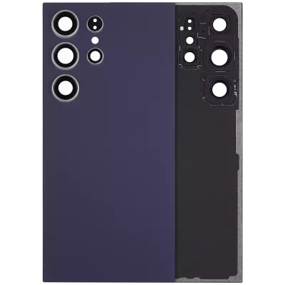 Задня кришка зі склом камери для Samsung Galaxy S24 Ultra 5G (No Logo) (Aftermarket Plus) (Titanium Violet)