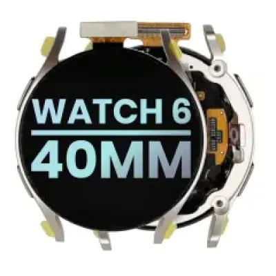 Дисплейний модуль LCD для Samsung Galaxy Watch 6 (40mm) (LTE Version) (Service Pack) (сріблястий)
