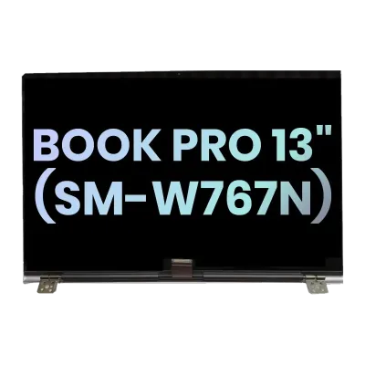 Повний дисплейний модуль LCD для Samsung Galaxy Book S 13" (SM-W767N) (Service Pack) (Gray)