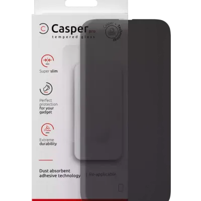Загартоване скло Casper Pro для iPhone 16 Pro Max / 17 Pro Max (Retail Packaging) (Privacy)