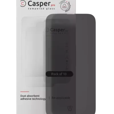 Загартоване скло Casper Pro для iPhone 16 Pro Max / 17 Pro Max (10 шт) (Privacy)