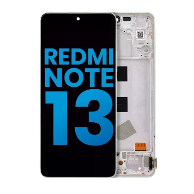 Дисплейний модуль для Xiaomi Redmi Note 13 4G з рамкою (Aftermarket: Incell) (м'ятний зелений)