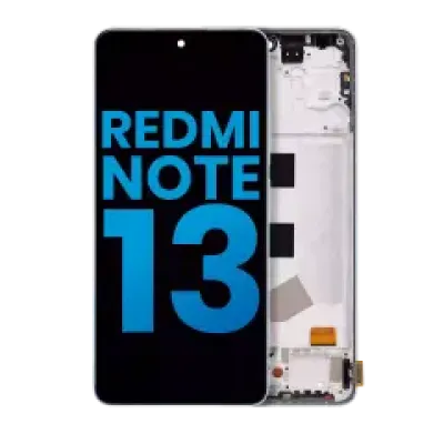 Дисплейний модуль для Xiaomi Redmi Note 13 4G з рамкою (Aftermarket: Incell) (льодяний синій)