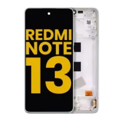 Дисплейний модуль (OLED) для Xiaomi Redmi Note 13 4G з рамкою (Refurbished) (м'ятний зелений)