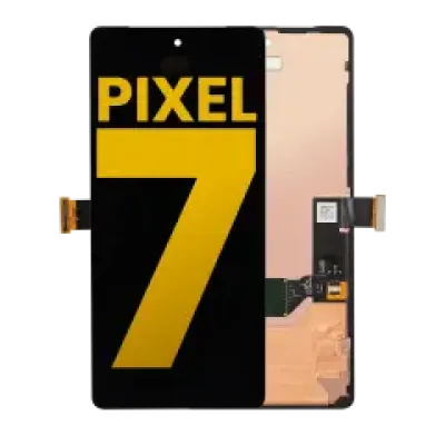 Дисплейний модуль (OLED) з рамкою (з датчиком відбитків) для Google Pixel 7 (Refurbished) (усі кольори)