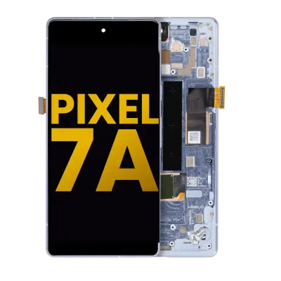 OLED Assembly With Frame (With Fingerprint Sensor) For Google Pixel 7a 5G (Refurbished) (Sea)