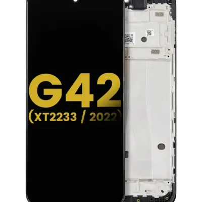 OLED Assembly With Frame For Motorola Moto G42 (XT2233 / 2022) (Refurbished) (All Colors)