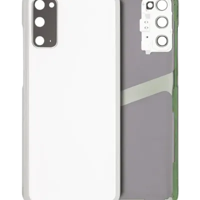 Задня кришка зі склом камери для Samsung Galaxy S20 5G (Service Pack) (Cloud White)