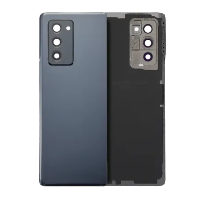 Задня кришка зі склом камери для Samsung Galaxy Z Fold 2 5G (Service Pack) (Mystic Black)