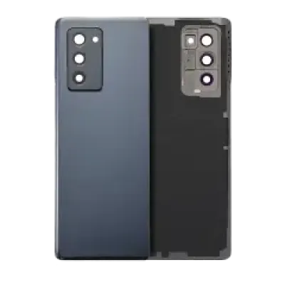 Задня кришка зі склом камери для Samsung Galaxy Z Fold 2 5G (Service Pack) (Mystic Black)