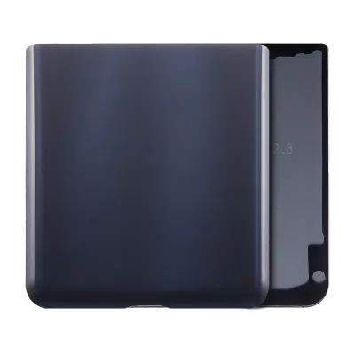 Bottom Back Cover Glass For Samsung Galaxy Z Flip 5G (F707) (Service Pack) (Mystic Black)