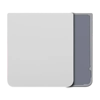 Нижня задня кришка для Samsung Galaxy Z Flip 4 5G (Service Pack) (білий)