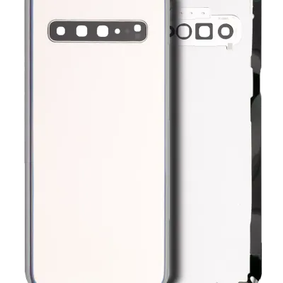 Задня кришка зі склом камери для Samsung Galaxy S10 5G (Service Pack) (Crown Silver)