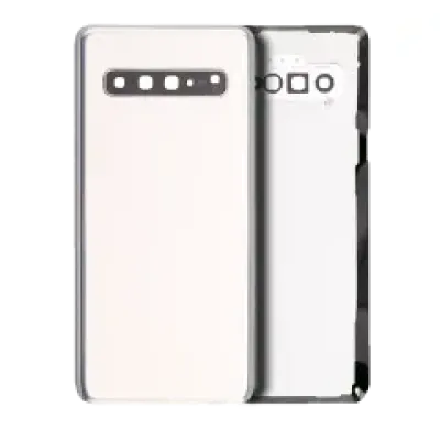 Задня кришка зі склом камери для Samsung Galaxy S10 5G (Service Pack) (Crown Silver)
