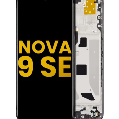 Дисплейний модуль (LCD) з рамкою для Huawei Nova 9 SE (Refurbished) (Midnight Black)