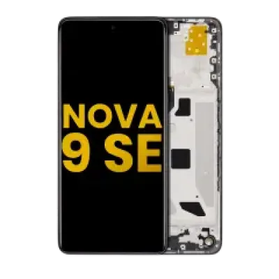 Дисплейний модуль (LCD) з рамкою для Huawei Nova 9 SE (Refurbished) (Midnight Black)
