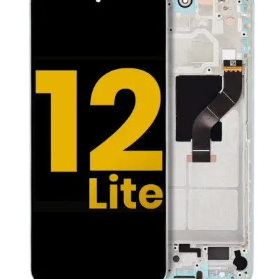 OLED Assembly With Frame For Xiaomi 12 Lite (Refurbished) (Lite Green)