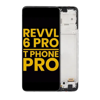 Дисплейний модуль (LCD) з рамкою для T-Mobile Revvl 6 Pro / T Phone Pro 5G (Refurbished) (All Colors)