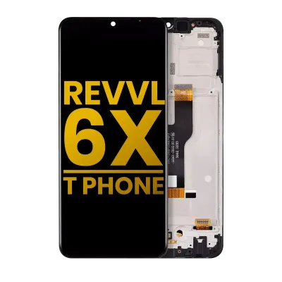 Дисплейний модуль (LCD) з рамкою для T-Mobile Revvl 6X 5G / T Phone (Refurbished) (All Colors)