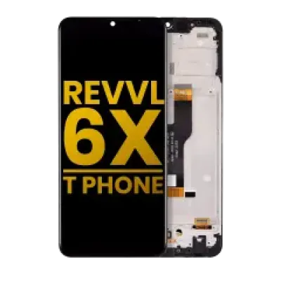 Дисплейний модуль (LCD) з рамкою для T-Mobile Revvl 6X 5G / T Phone (Refurbished) (All Colors)