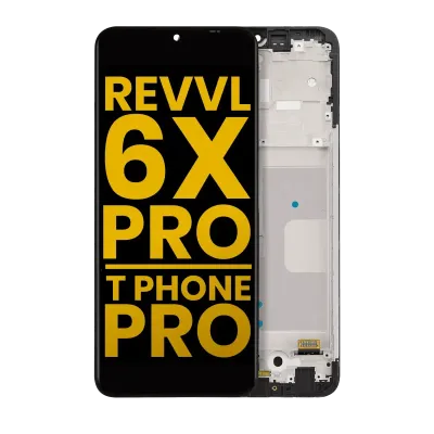 Дисплейний модуль (LCD) з рамкою для T-Mobile Revvl 6X Pro 5G / T Phone Pro (Refurbished) (All Colors)