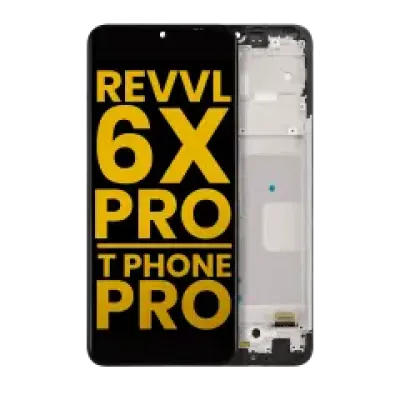Дисплейний модуль (LCD) з рамкою для T-Mobile Revvl 6X Pro 5G / T Phone Pro (Refurbished) (All Colors)