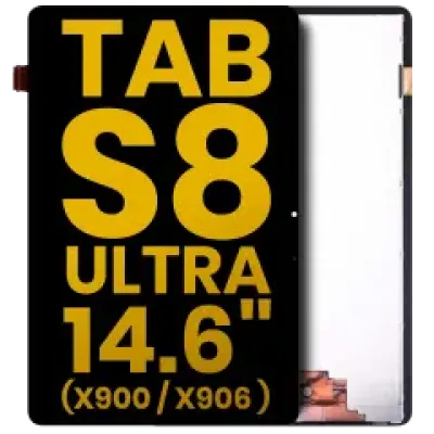 Дисплейний модуль OLED для Samsung Galaxy Tab S8 Ultra 14.6" (X900 / X906) (2022) (Refurbished) без рамки (чорний)
