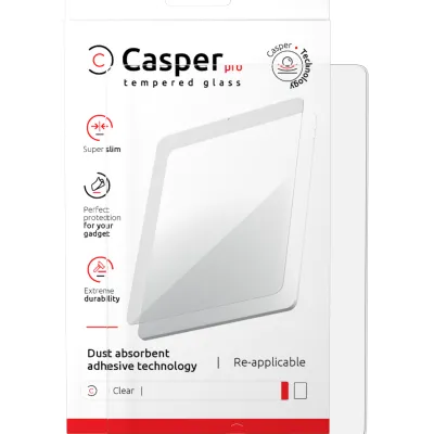 Загартоване скло Casper Pro для iPad 10 (2022) / iPad 11 (2025) (Retail Packaging) (прозоре)