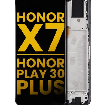 Дисплейний модуль (LCD) з рамкою для Honor X7 / Honor Play 30 Plus (Refurbished) (All Colors)