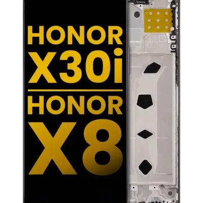 Дисплейний модуль (LCD) з рамкою для Honor X30i / Honor X8 (Aftermarket Plus) (чорний)