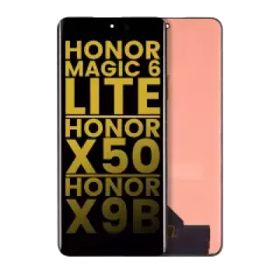 Дисплейний модуль (OLED) без рамки для Honor Magic6 Lite / X50 / X50 Pro / X50 GT / X9b (Refurbished) (всі кольори)