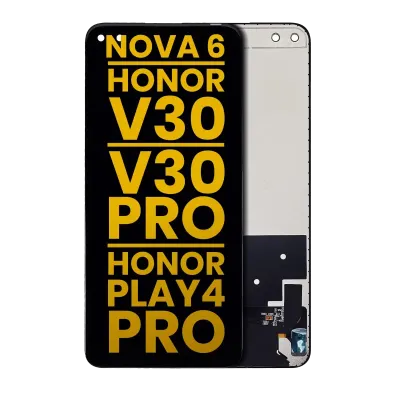 Дисплейний модуль (LCD) без рамки для Huawei Nova 6 4G / 5G / Honor V30 / V30 Pro / Honor Play4 Pro (Refurbished) (всі кольори)