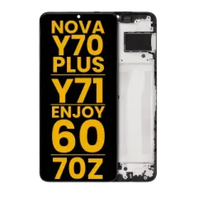 Дисплейний модуль (LCD) з рамкою для Huawei Nova Y70 Plus / Enjoy 60 / Enjoy 70Z / Y71 (Refurbished) (всі кольори)