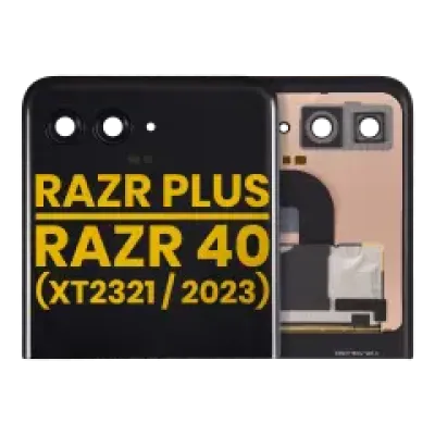 Зовнішній дисплейний модуль (OLED) для Motorola Moto Razr Plus 2023 / Razr 40 Ultra (XT2321 / 2023) (Refurbished) (усі кольори)