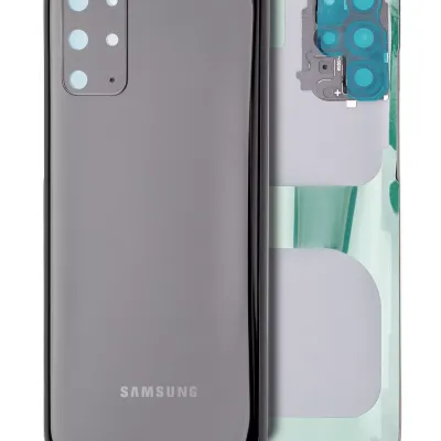 Задня кришка зі скло камери для Samsung Galaxy S20 Plus (Service Pack) (Cosmic Black)